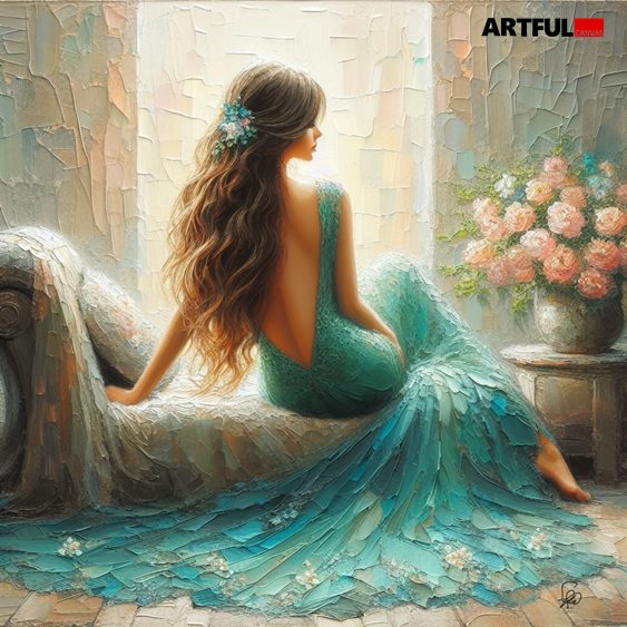 Ethereal Elegance - Romantic Impressionist Art Print