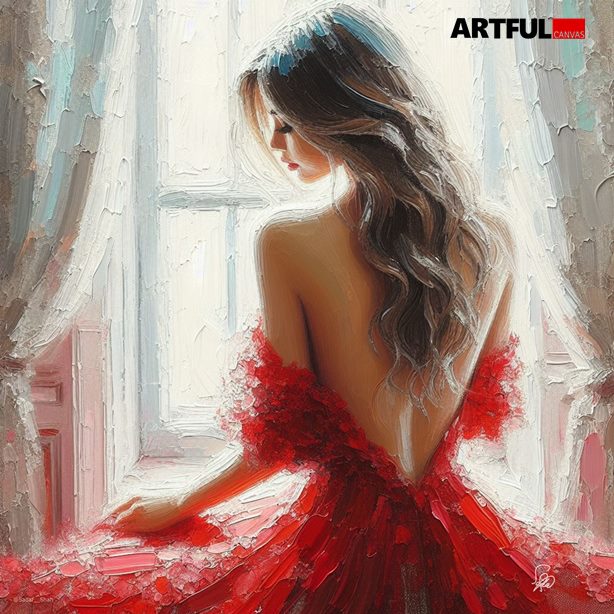 Elegance in Red - Fine Art Print