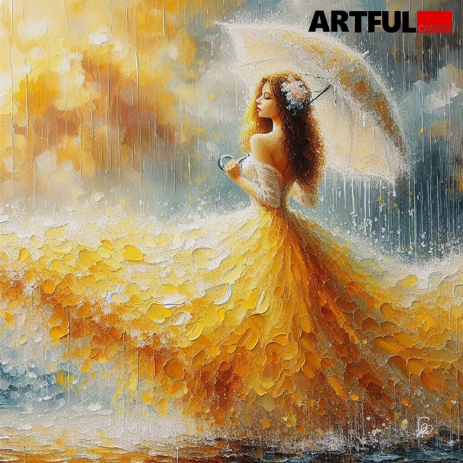 Sunshine & Showers - Romantic Fine Art Print
