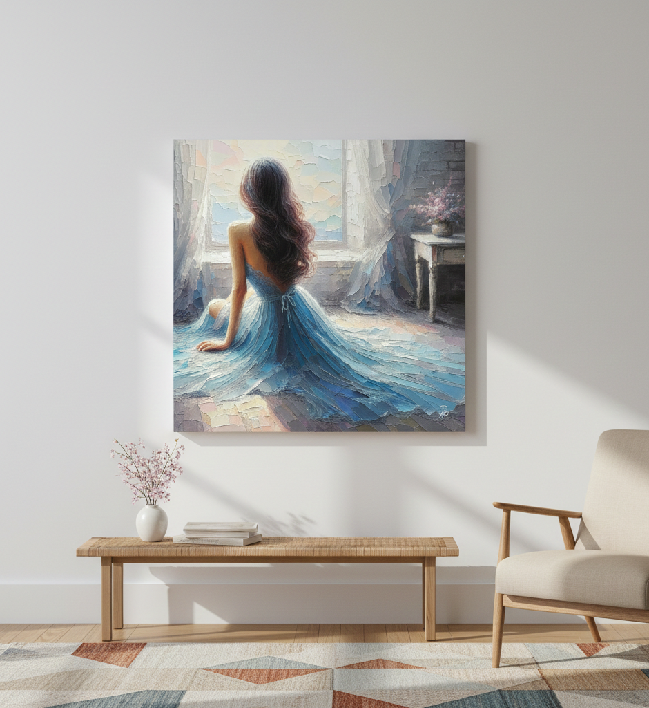 Whispers of Azure - Romantic Fine Art Print