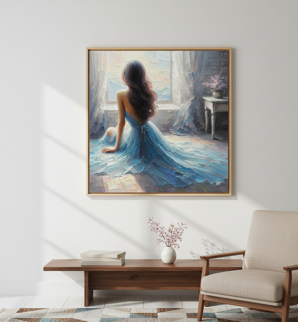 Whispers of Azure - Romantic Fine Art Print
