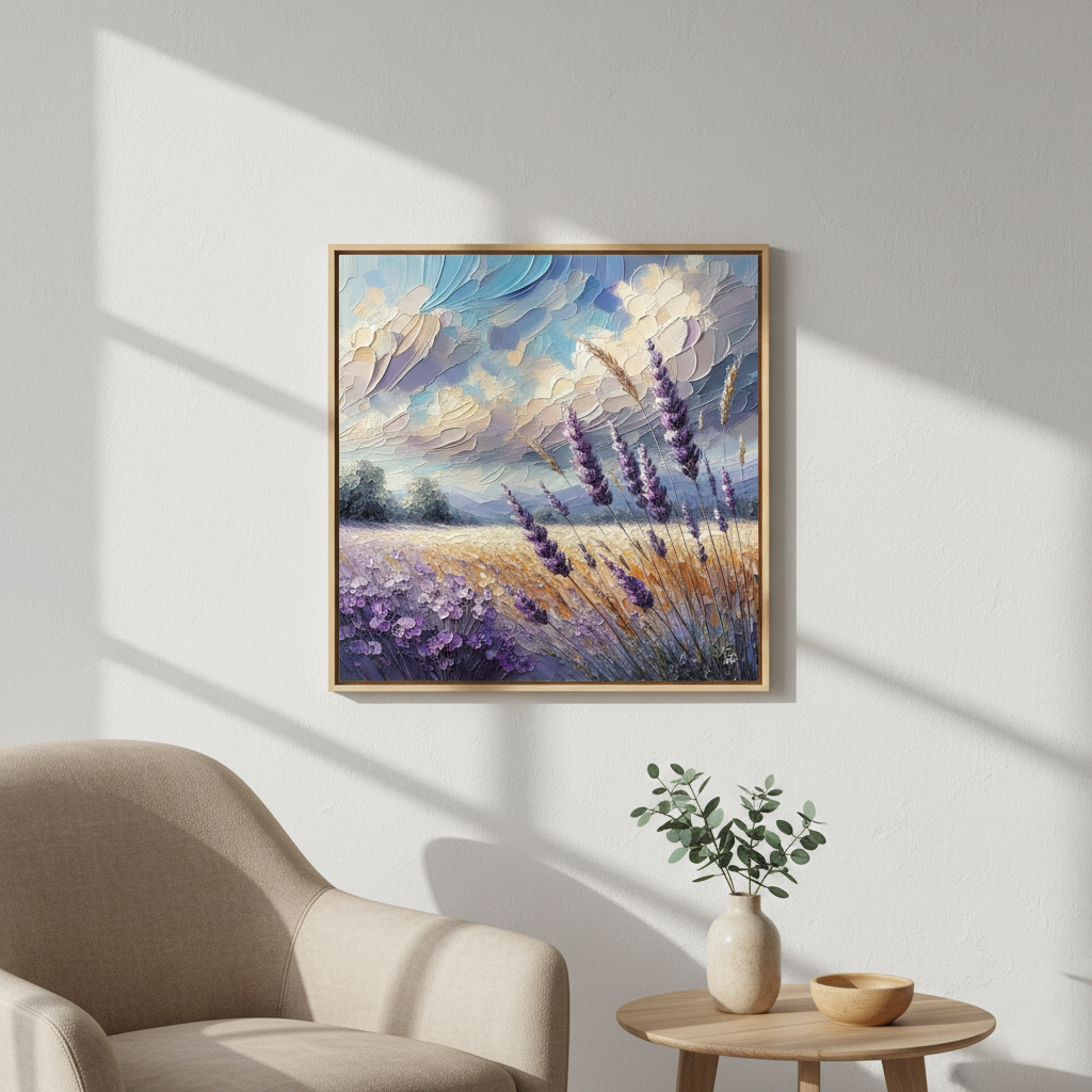 Lavender Dreams - Impressionist Landscape Art Print