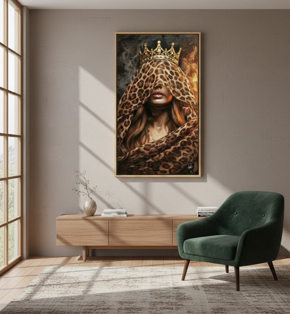 Crowned Majesty in Leopard