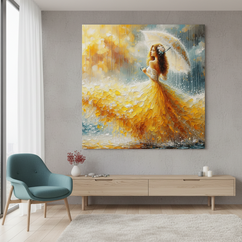 Sunshine & Showers - Romantic Fine Art Print