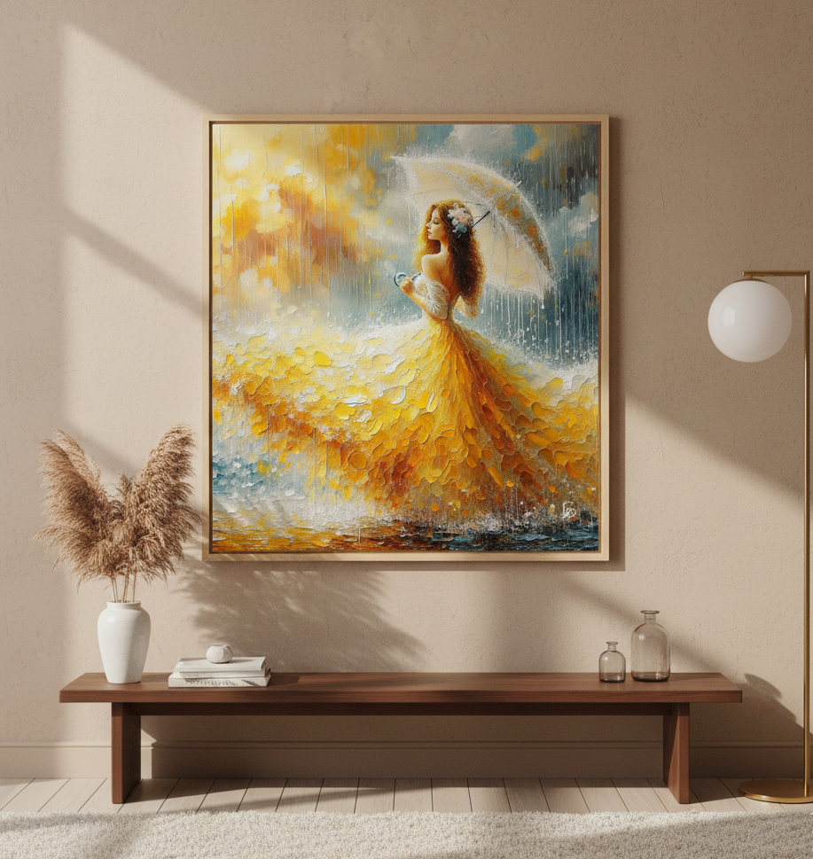 Sunshine & Showers - Romantic Fine Art Print