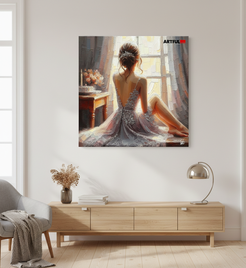 Elegance by the Window - Fine Art Print