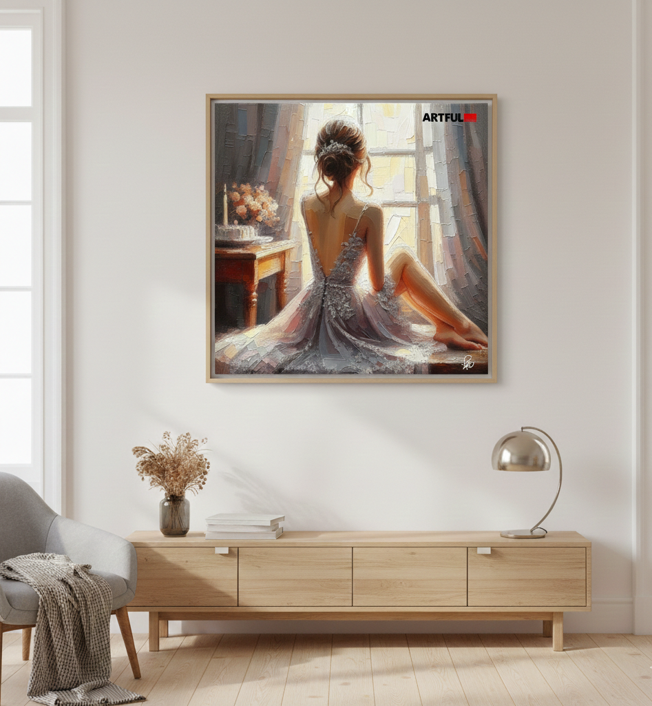 Elegance by the Window - Fine Art Print