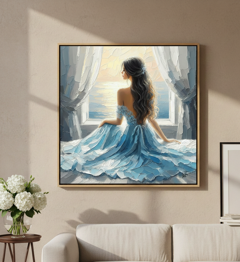 Ocean Reverie - Romantic Coastal Art Print