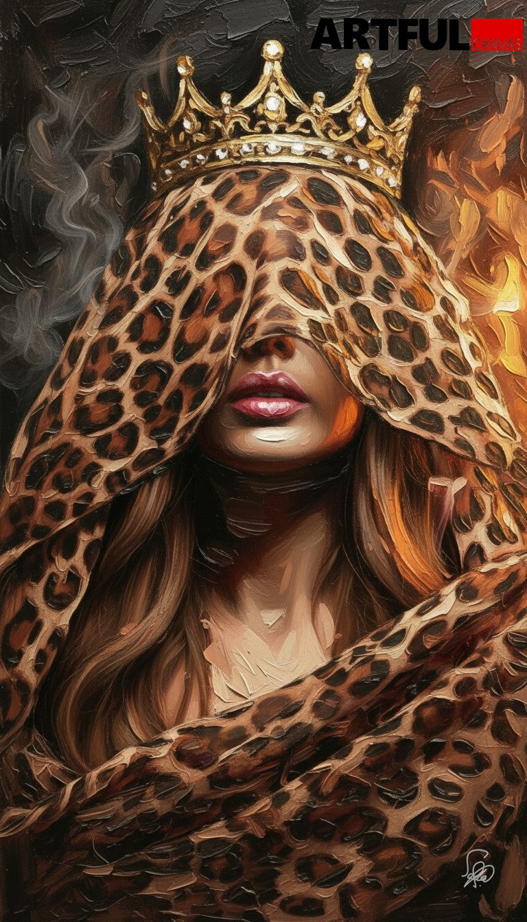 Crowned Majesty in Leopard